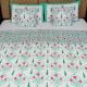 Aqua Blossom Reversible Quilt